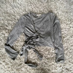 Wrap tie women’s shirt